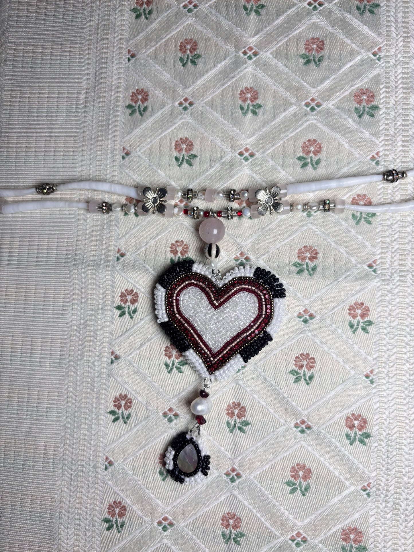 Red Queen Heart Necklace