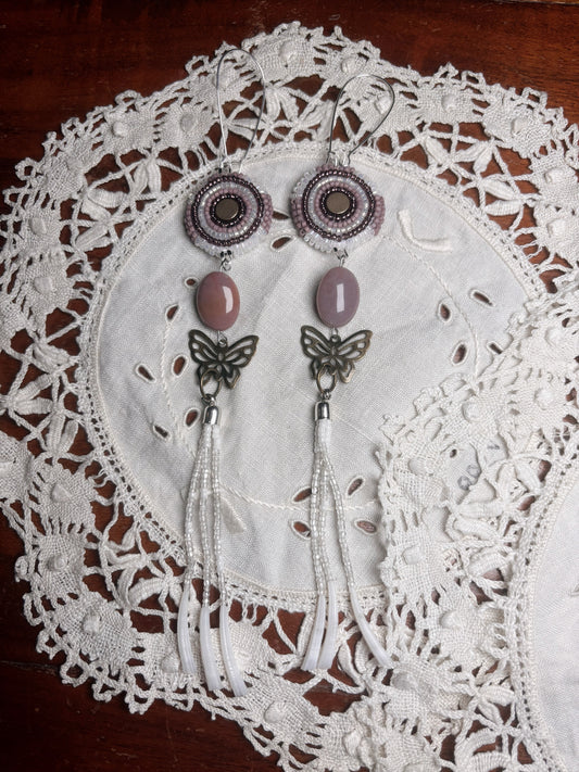 Butterfly Sacred Circles Earrings