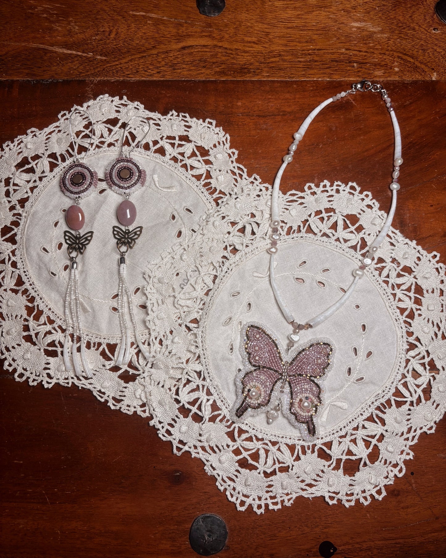 Butterfly Sacred Circles Earrings